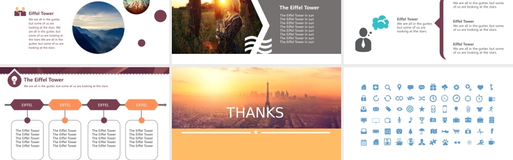 埃菲尔铁塔总结汇报模版 - 副本.pptx