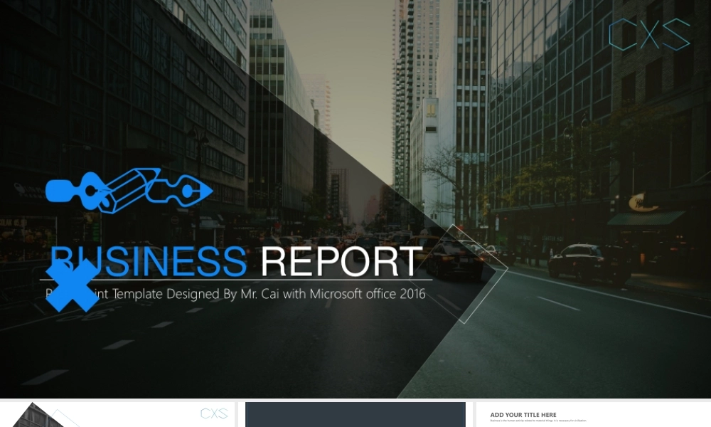 工作汇报-简约商务-大气灰蓝.pptx