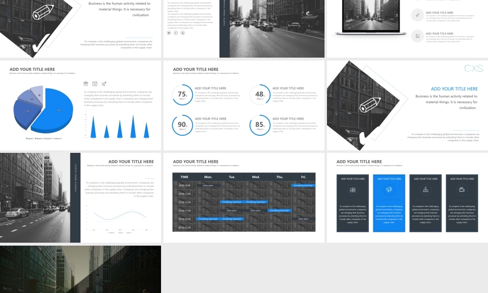 工作汇报-简约商务-大气灰蓝.pptx