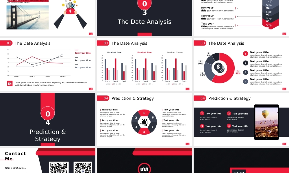 黑红简约大气商务报告PPT模板.pptx