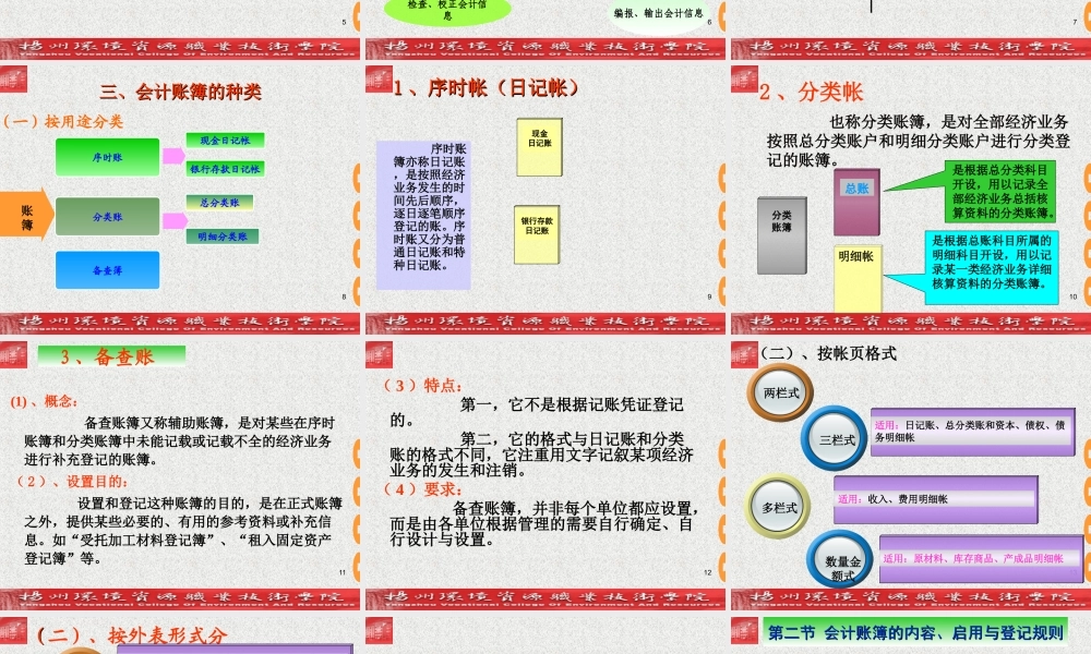 会计帐薄.ppt
