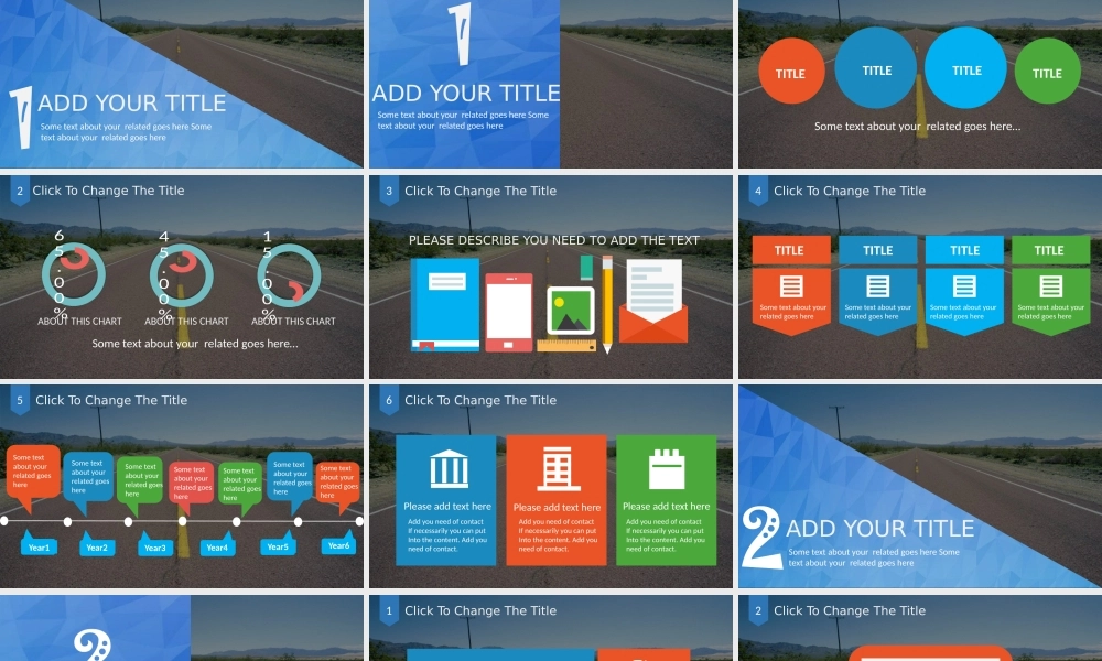 精美时尚全图型商务PPT模板（英文）.pptx