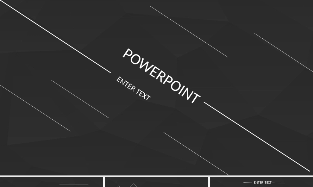 精品-黑色背景极简线条.pptx