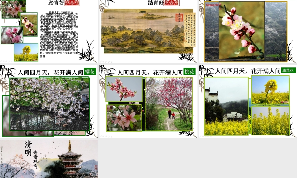 清明节介绍清明习俗PPT下载.ppt