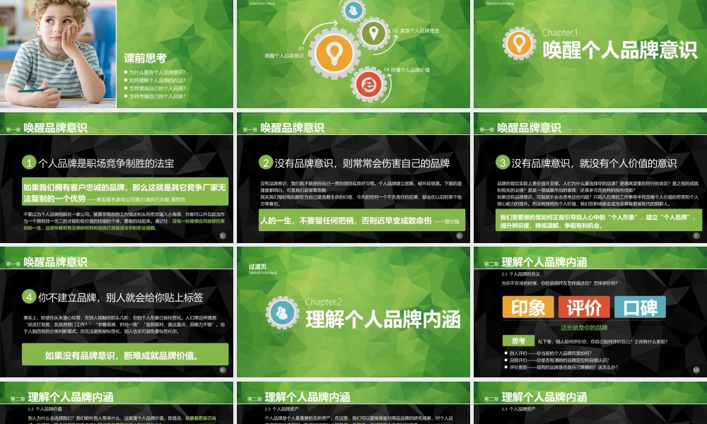 职场个人品牌PPT培训课件.pptx