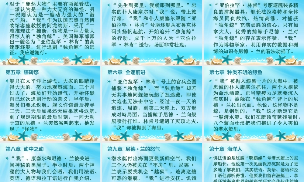 【13】名著导读PPT：《海底两万里》.ppt