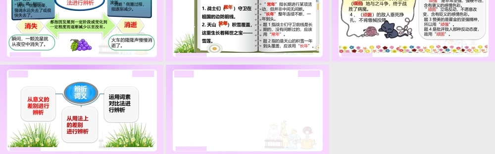 【精品】小升初语文知识点精讲 （辨析词义的方法）.ppt