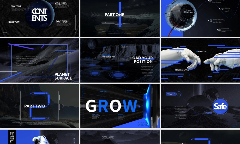 【模板5】Space Odyssey：好有科技感模板.pptx