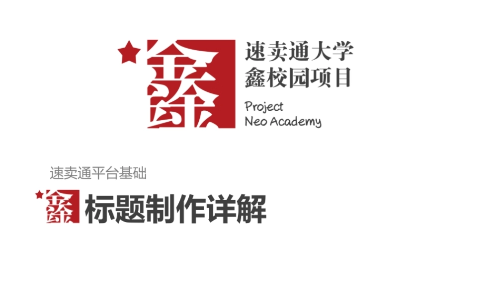 标题设置详解.pptx