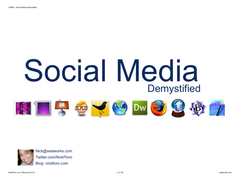 US985 Social Media Demystified.pdf_第1页