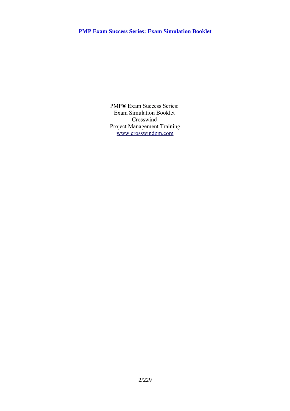 PMP Exam Simulation Questions Book（有详细解释） .pdf_第2页