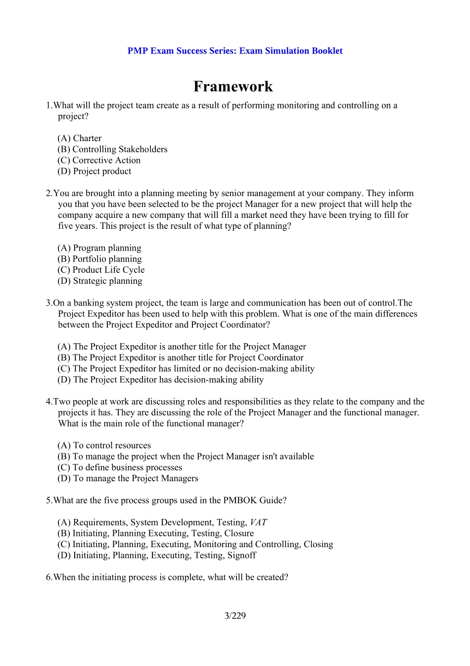 PMP Exam Simulation Questions Book（有详细解释） .pdf_第3页