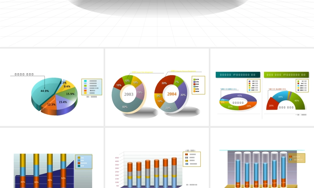 很具设计感ppt图表模板 超全.ppt
