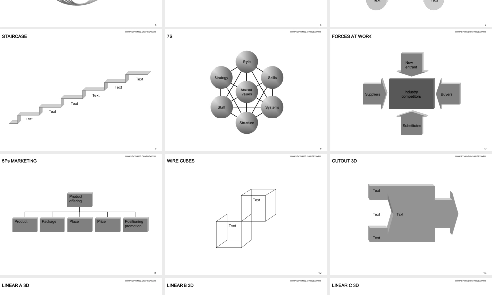 咨询图形样板库.ppt