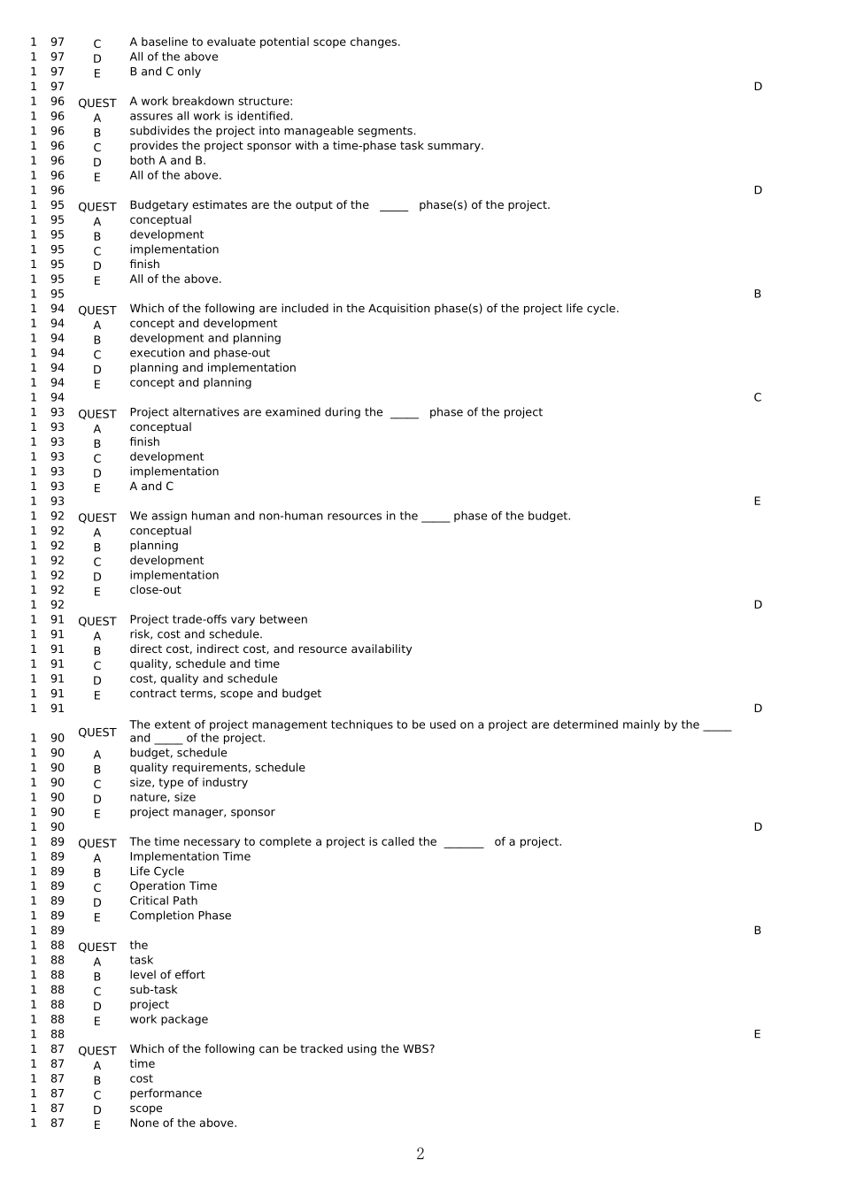PMP考试模拟题(683个).xls_第2页