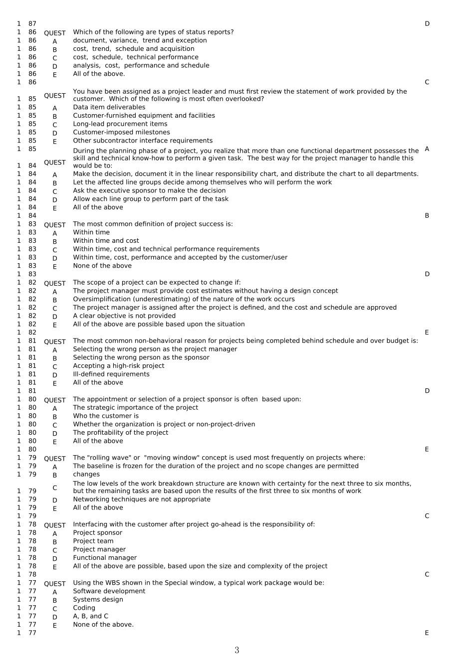 PMP考试模拟题(683个).xls_第3页