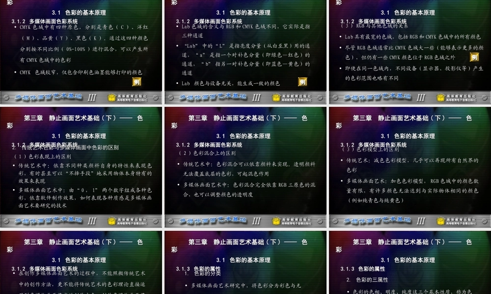 第三章.静止画面艺术——色彩.ppt