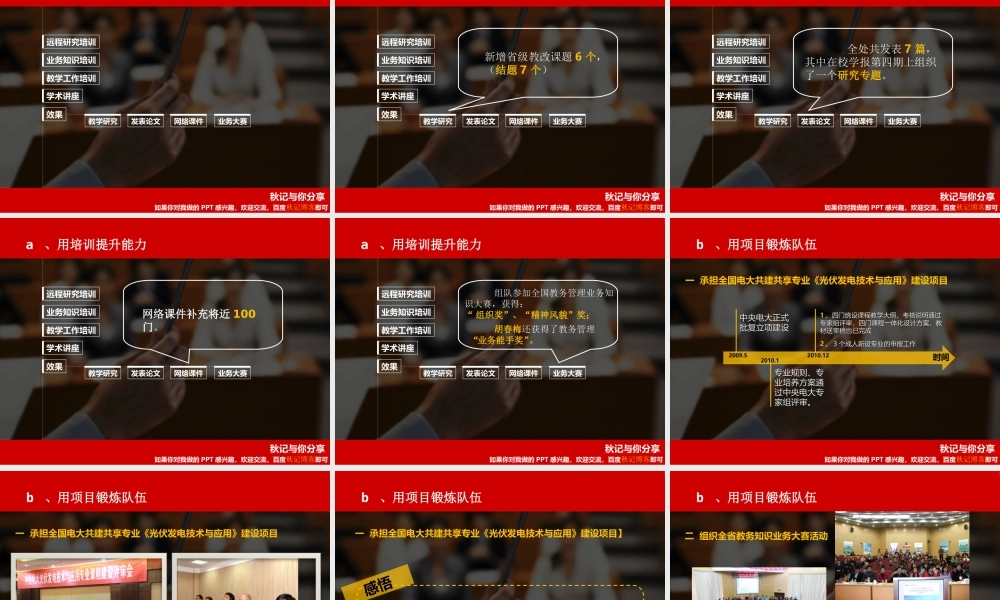 秋记PPT设计案例分享3——年度工作总结报告fqvrm.ppt