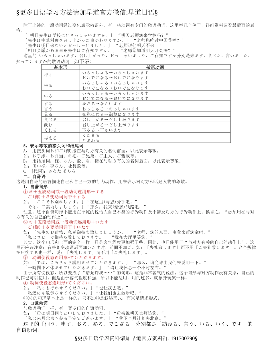 日语常用敬语大全.doc_第2页