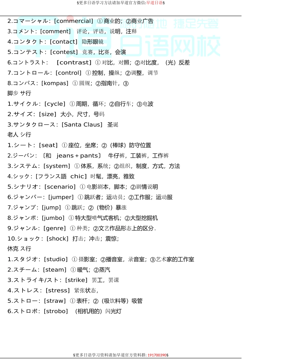 日语一级外来语.doc_第3页