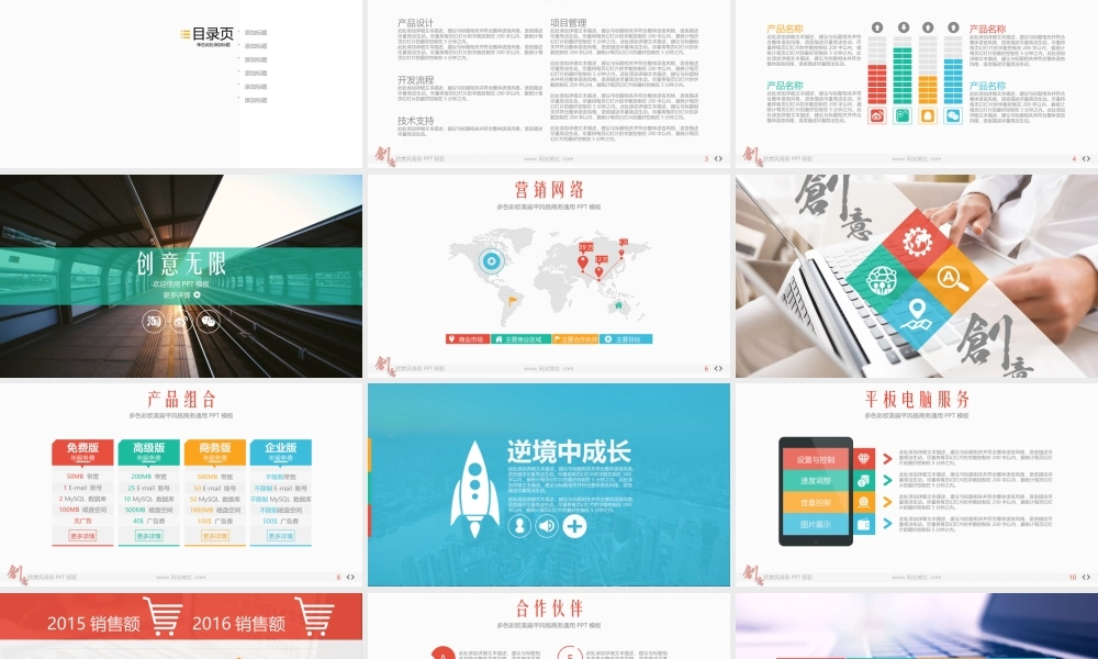 亮亮图文-商业策划书创业融资计划书工作总结PPT模板.pptx