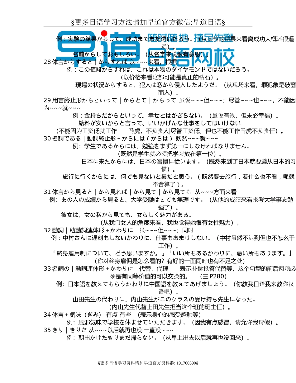 日语2级190语法（推荐）.doc_第3页