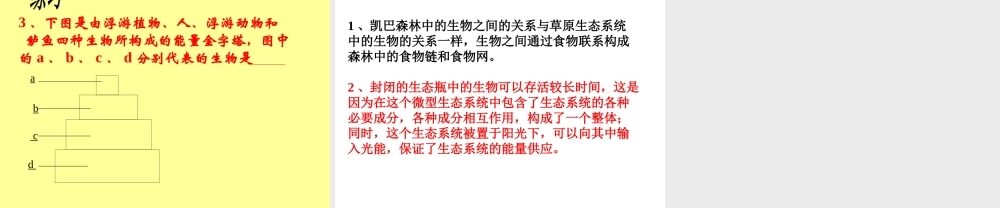 生态系统的结构和功能g36z9.ppt