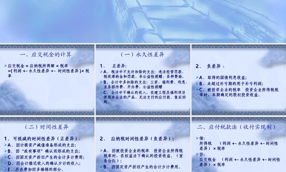 税务会计所得税会计qy34i.ppt