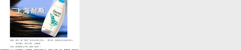 耐斯“澎澎”黄芩洗发水TVC创意ff52d.ppt