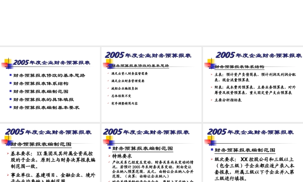 年度企业财务预算报表tey8l.ppt