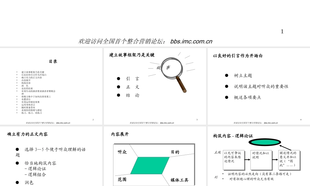 麦肯锡演讲技巧.PPT