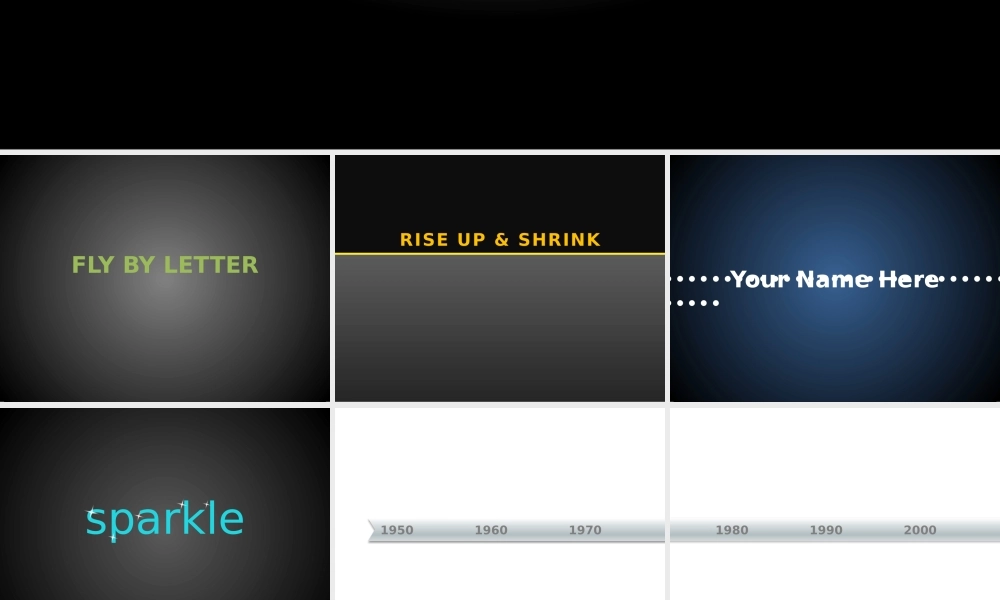 微软官方推荐文字动画示例.pptx