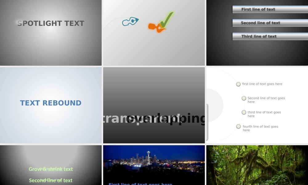 微软官方推荐文字动画示例.pptx