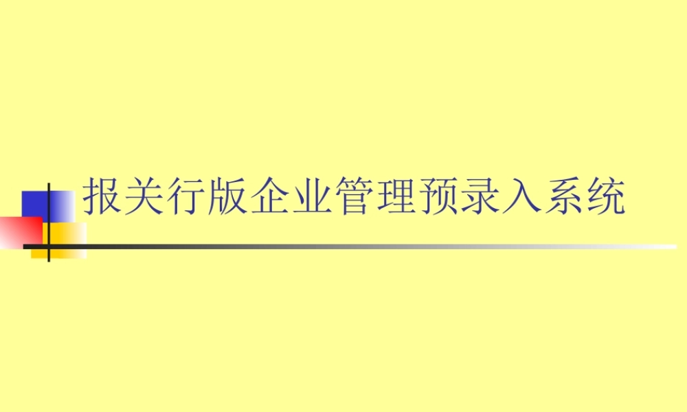 企业管理预录入系统mafsx.ppt
