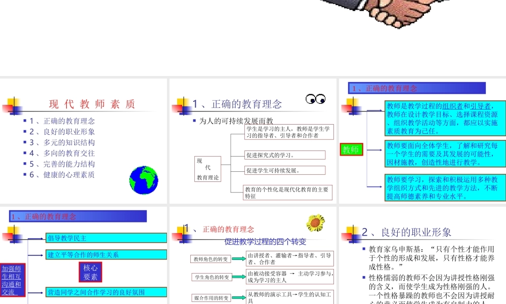 现代教师素质2f45a.ppt