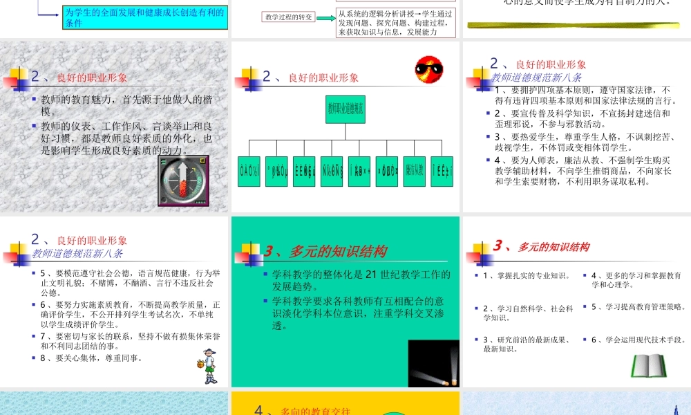 现代教师素质2f45a.ppt