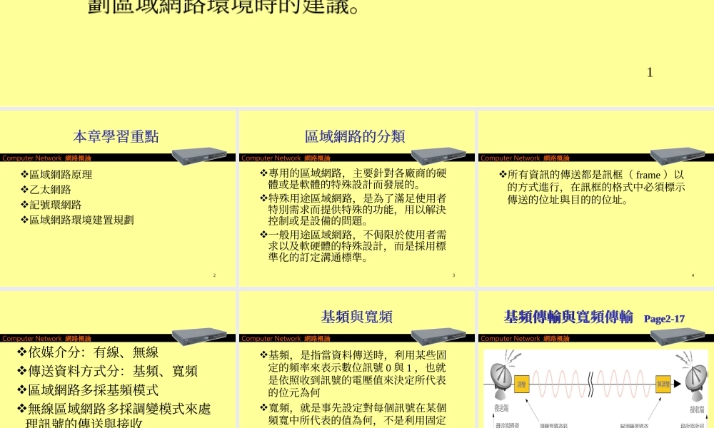 区域网路原理wkavl.ppt