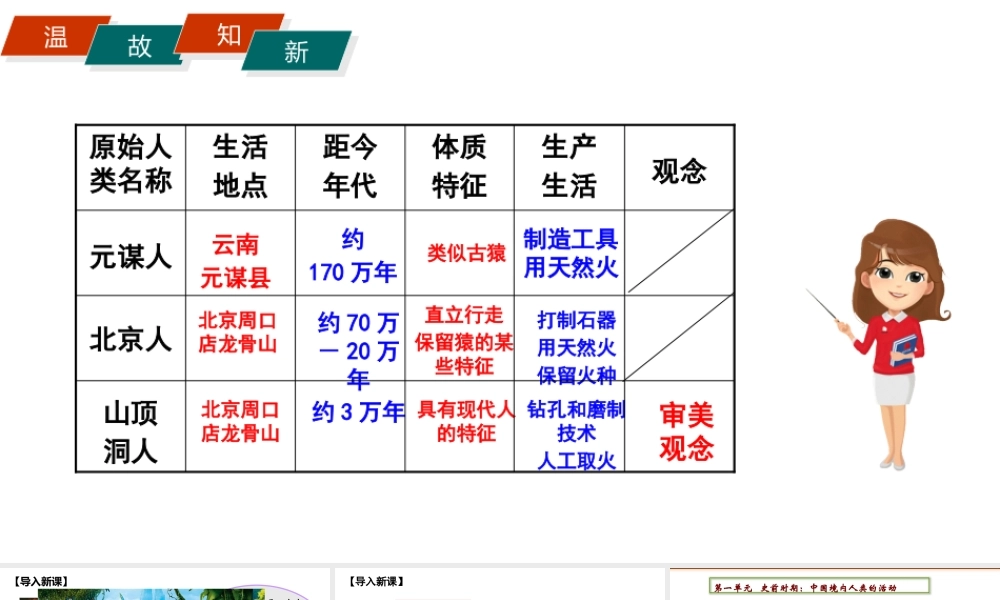 人教部编版七年级历史上册第2课 原始的农耕生活(共27张PPT).pptx