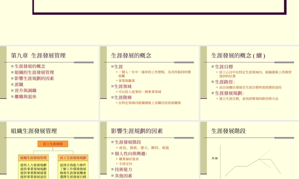 生涯發展管理sjbnf.ppt