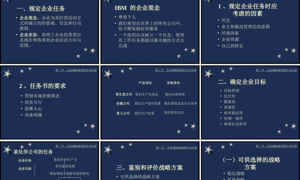 企业战略及营销管理过程3xbow.ppt