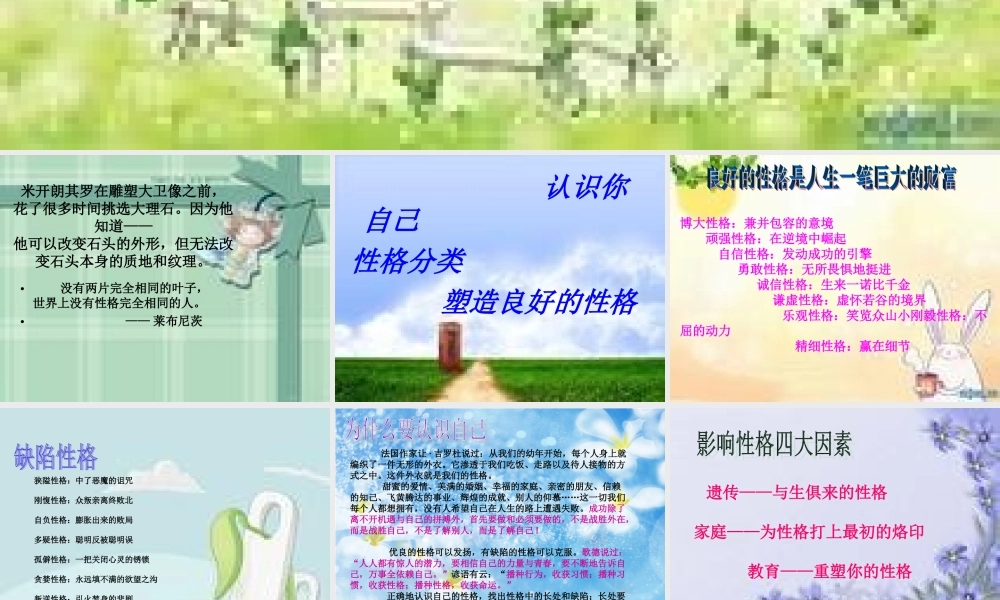 性格——掌握未来的钥匙hrbha.ppt