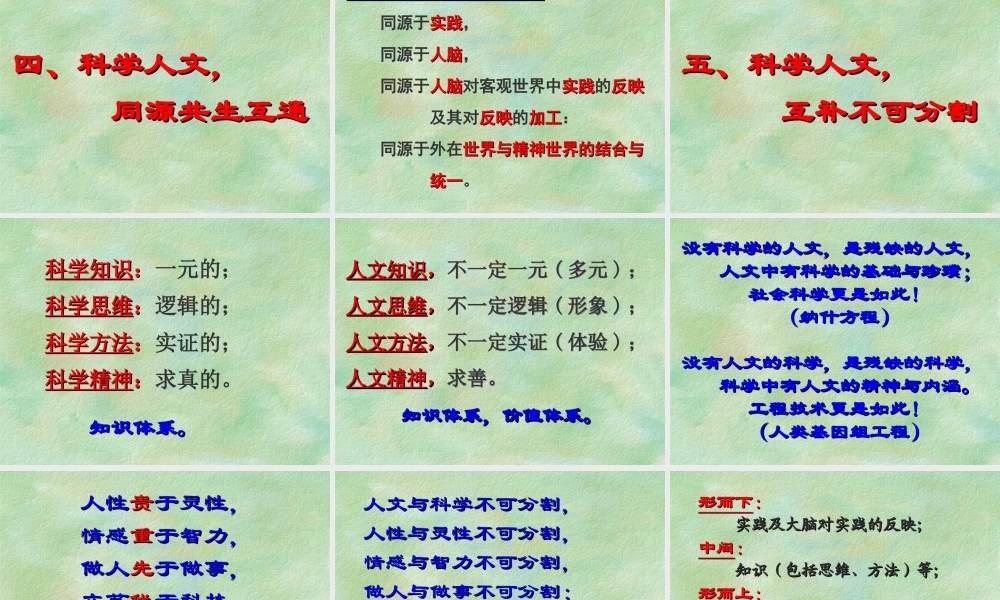 人文与科学交融2cuw3.ppt