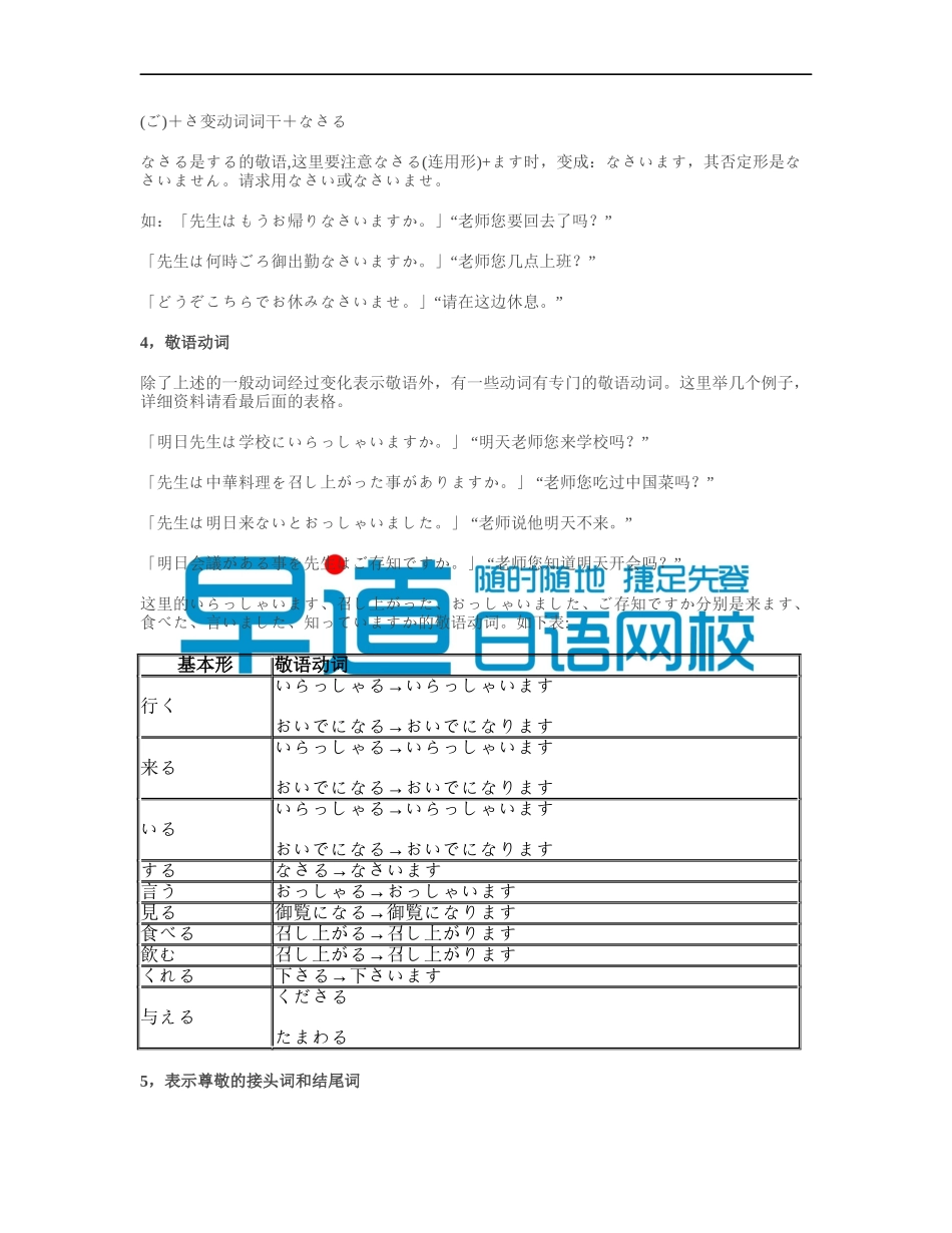 日语敬语总结.docx_第3页