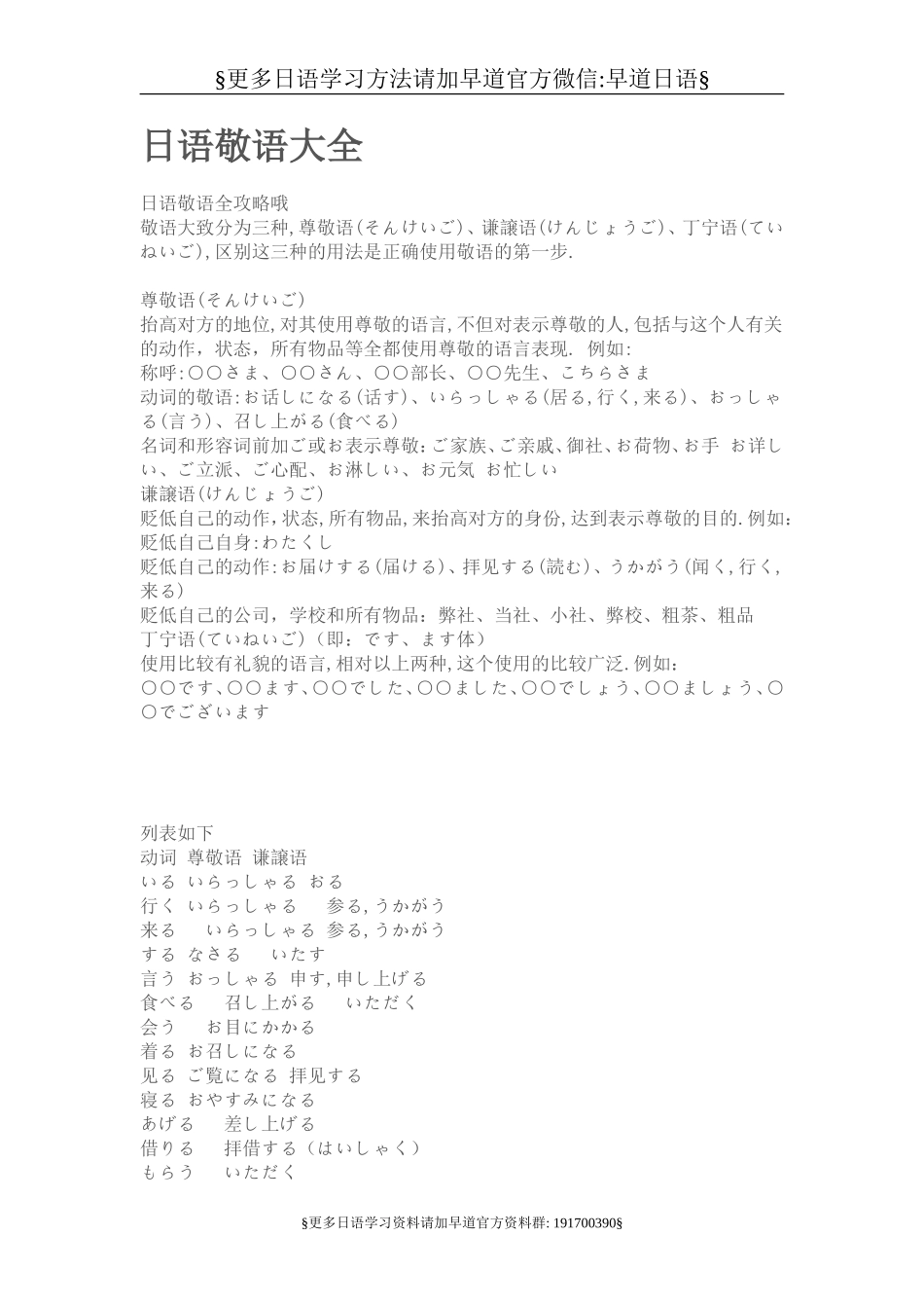 日语敬语大全.doc_第1页