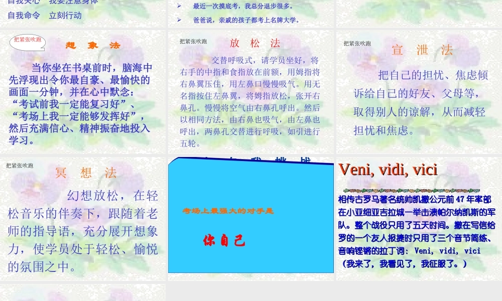 升学考前心理辅导ciogz.ppt