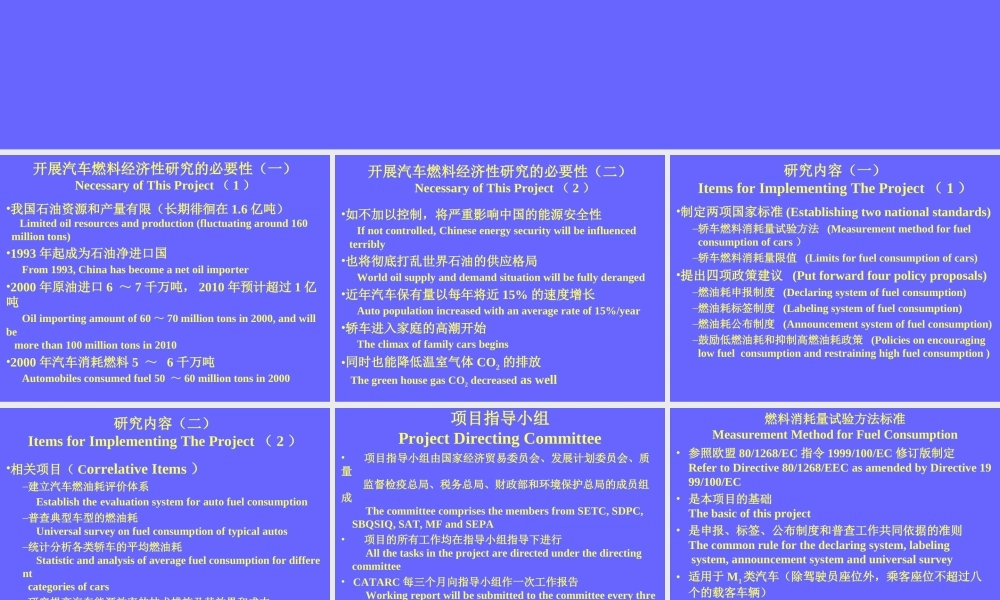 中国汽车燃料经济性标准及政策研究.ppt