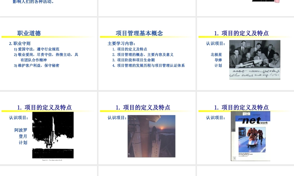 中国项目管理师（PMP）国家职业标准考前培训.ppt