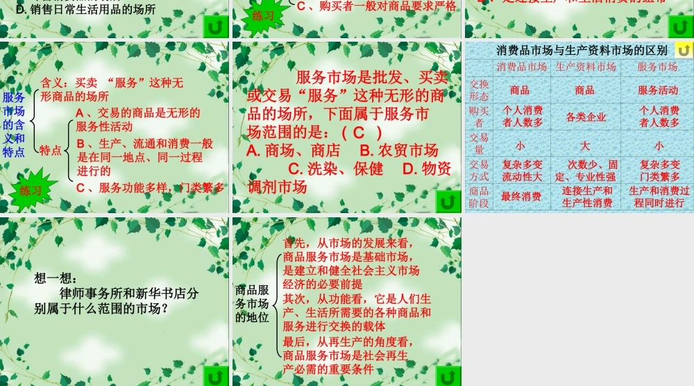 商务服务市场的内容及特点omu86.ppt