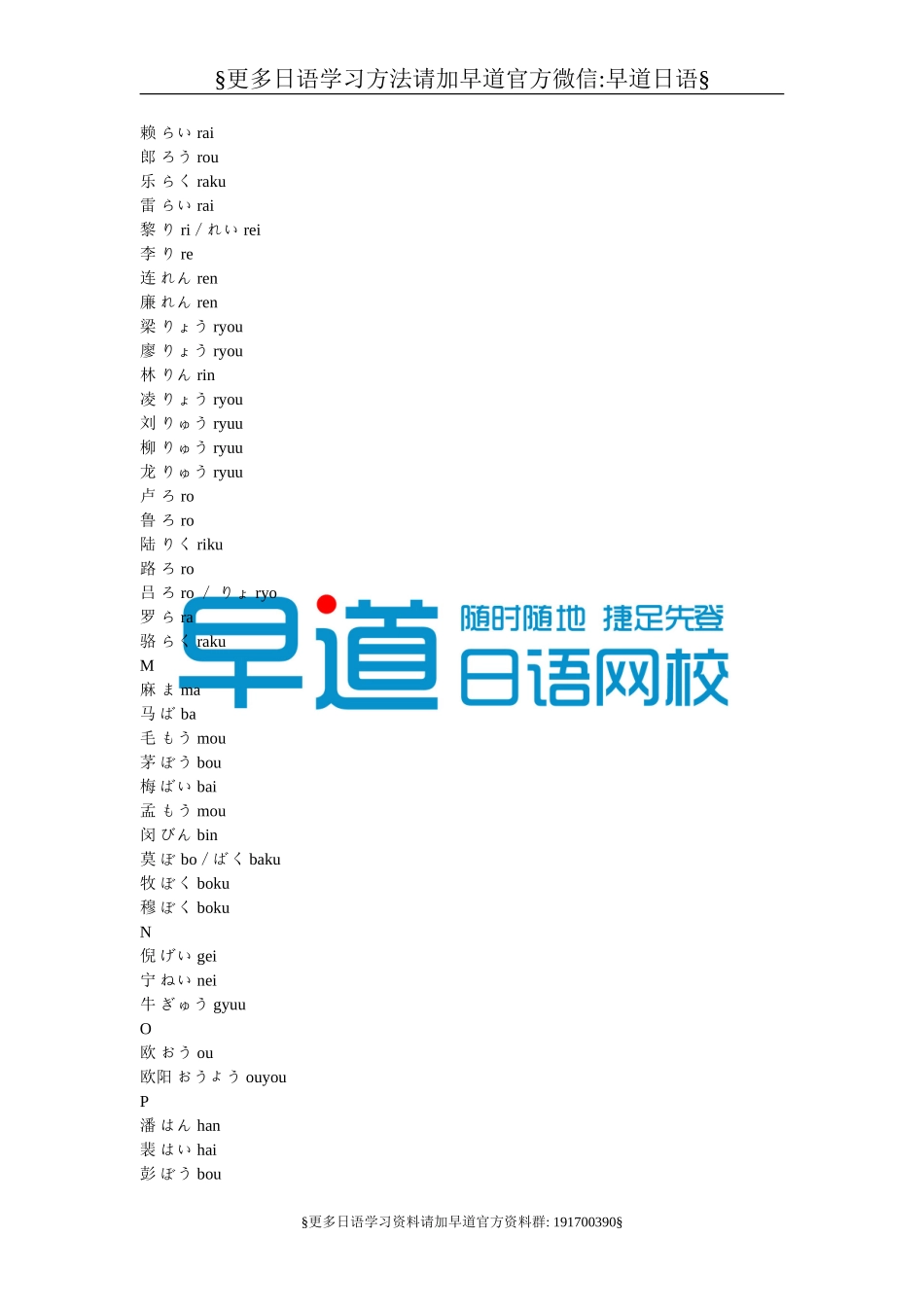 中文常用姓名日文假名对照表.doc_第3页