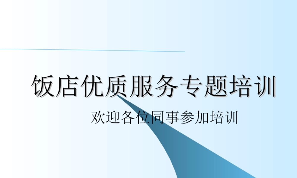 商务服务培训PPT模板rhilk.ppt